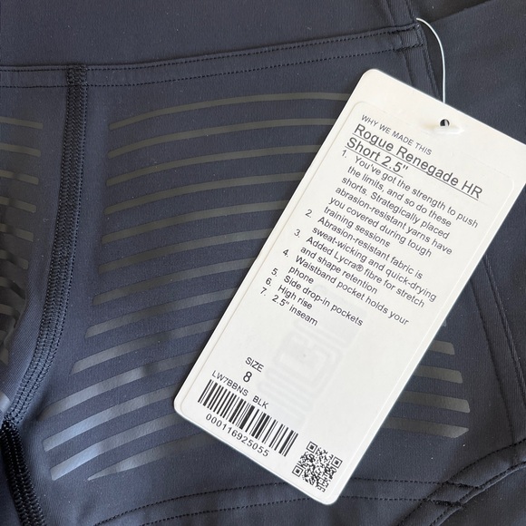 Lululemon Rogue Renegade HR Shorts 2.5” - Picture 3 of 3